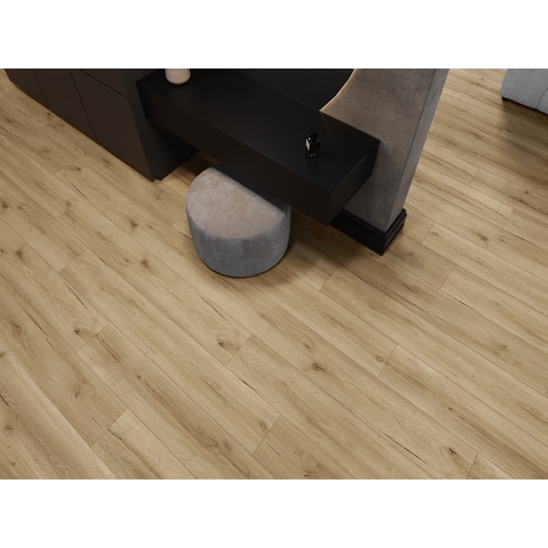 Mexen Buffalo échantillon de panneaux vinyles LVT Dryback 2,5 mm, sous-couche PVC, 4 V-Joint, Chêne - F1307-S