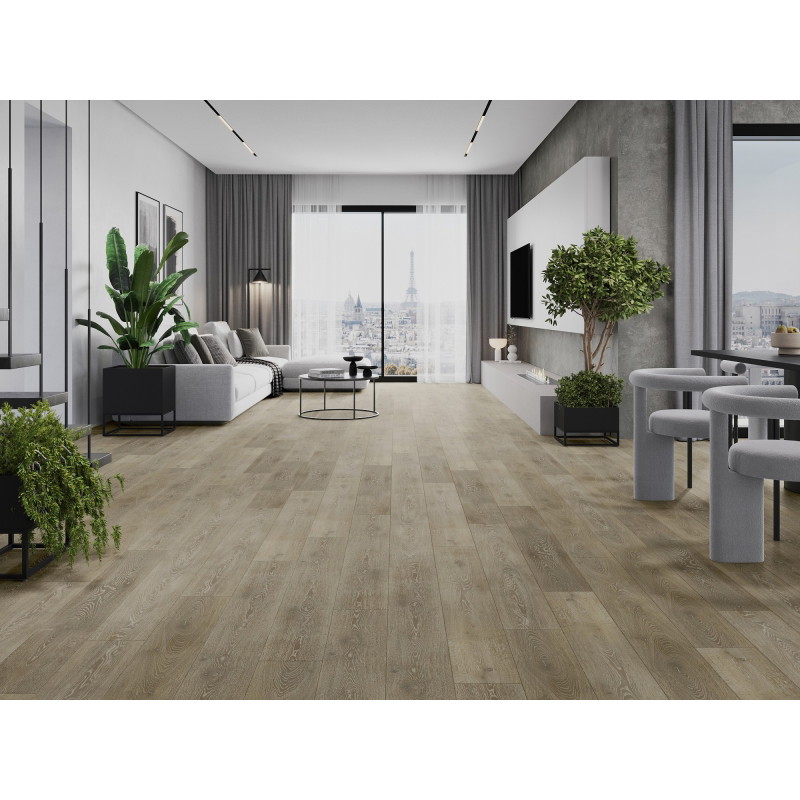 Mexen Jasper échantillon de lames vinyles LVT Dryback 2,5 mm, sous-couche PVC, 4 V-Joint, Chêne - F1318-S