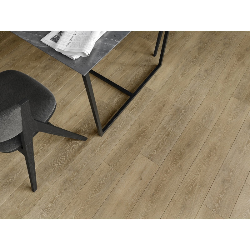 Mexen Alabama échantillon de panneaux en vinyle LVT Dryback 2,5 mm, sous-couche PVC, 4 V-Fuga, Chêne - F1319-S