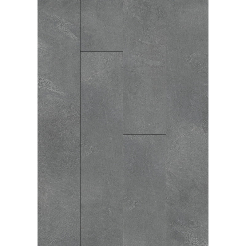 Mexen Grey Dark échantillon de panneaux vinyles LVT Dryback 2,5 mm, sous-couche PVC, 4 V-Joint, Ardoise - F1359-S