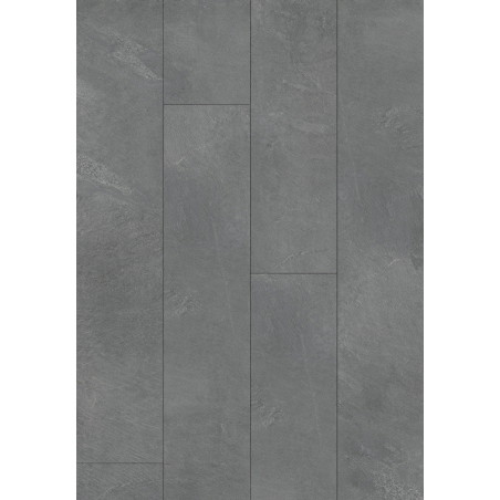 Mexen Grey Dark échantillon de panneaux vinyles LVT Dryback 2,5 mm, sous-couche PVC, 4 V-Joint, Ardoise - F1359-S