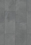 Mexen Grey Dark Échantillon de panneaux vinyles LVT Dryback 2,5 mm, sous-couche PVC, 4 V-Fuga, Ardoise - F1459-S