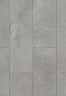 Mexen Grey Leaf échantillon de panneaux vinyles LVT Dryback 2,5 mm, sous-couche PVC, 4 chanfreins en V, Ardoise - F1463-S