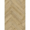 Mexen Charter Oak échantillon de panneaux vinyles chevrons LVT Dryback 2,5 mm, sous-couche PVC, 4 V-joints, Chêne - F1469-S