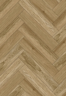 Mexen Manhattan échantillon de panneaux vinyles chevrons LVT Dryback 2,5 mm, sous-couche PVC, 4 V-Fuge, Chêne - F1473-S