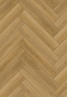 Mexen Chattanooga  échantillon de lames vinyles à motif chevron LVT Dryback 2,5 mm, sous-couche PVC, 4 chanfreins, Chêne