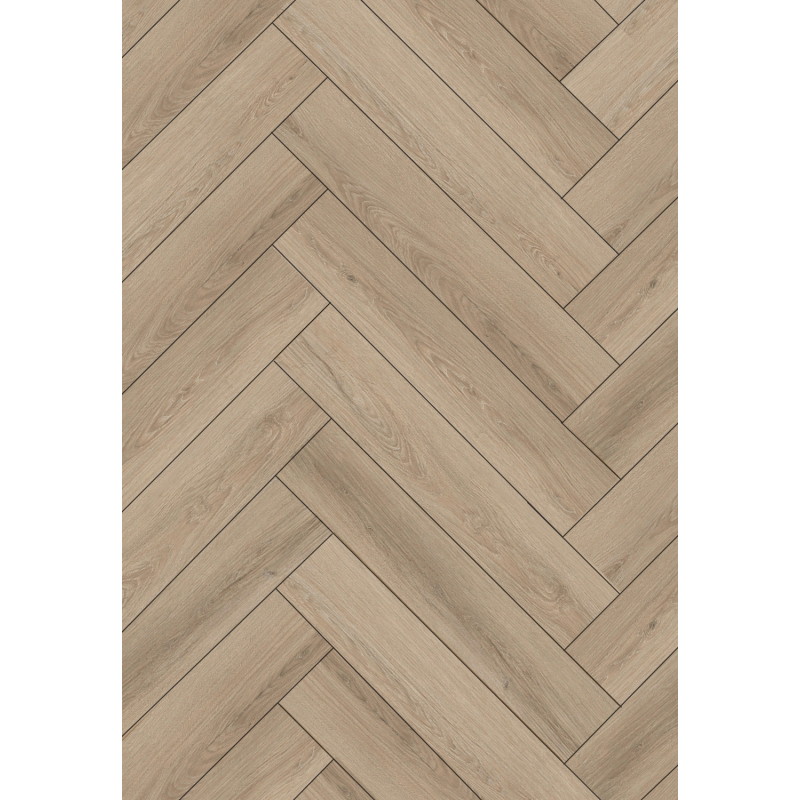 Mexen Palmdale  échantillon de panneaux vinyles motif chevrons LVT Dryback 2,5 mm, sous-couche PVC, 4 V-fuge, Chêne - F1480-S