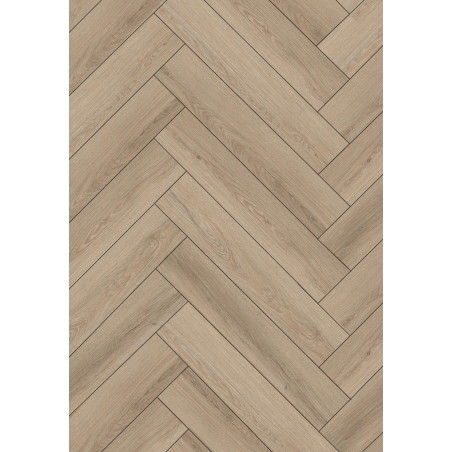 Mexen Palmdale  échantillon de panneaux vinyles motif chevrons LVT Dryback 2,5 mm, sous-couche PVC, 4 V-fuge, Chêne - F1480-S