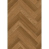 Mexen Overland Park échantillon de panneaux vinyles en chevron LVT Dryback 2,5 mm, sous-couche 4 V-Fuga, Jatoba - F1487-S
