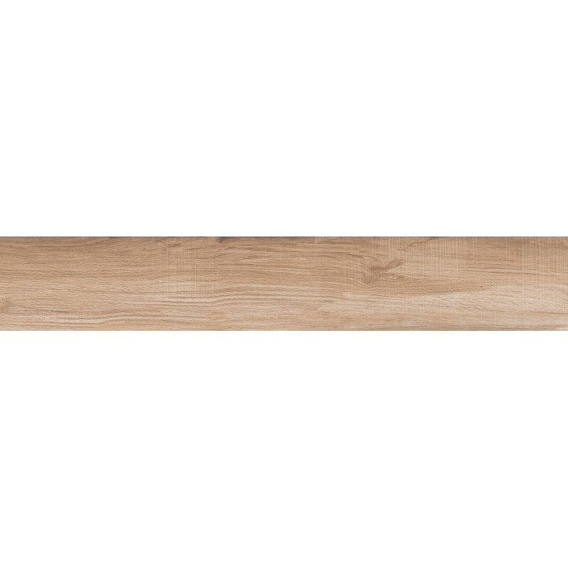 Mexen Indica Échantillon beige de grès cérame émaillé rectifié G1, carreau effet bois pour sol et mur, mat - TL604-00-S