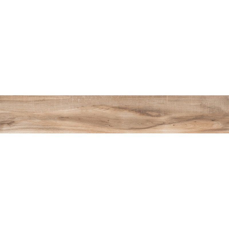 Mexen Indica Échantillon beige de grès cérame émaillé rectifié G1, carreau effet bois pour sol et mur, mat - TL604-00-S