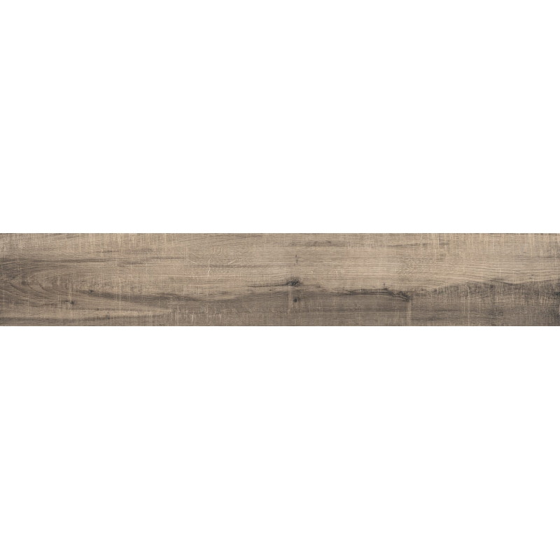 Mexen Indica Échantillon de grès cérame émaillé noir rect. G1, carreau effet bois pour sol et mur, mat - TL604-01-S