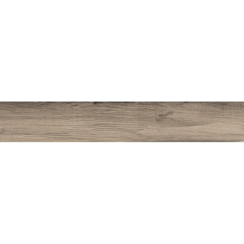 Mexen Indica Échantillon de grès cérame émaillé noir rect. G1, carreau effet bois pour sol et mur, mat - TL604-01-S