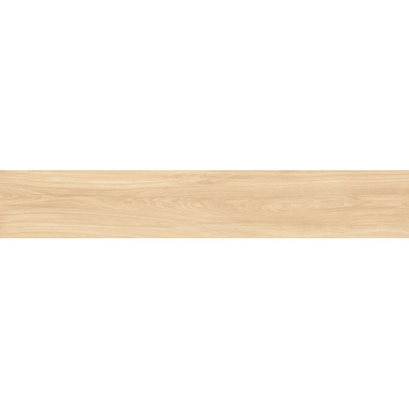 Mexen Liston Échantillon de grès cérame émaillé rectifié Avorio G1, carreau imitation bois pour sol et mur, mat