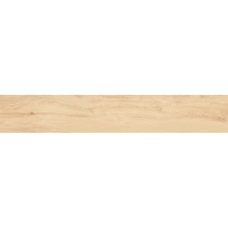 Mexen Liston Échantillon de grès cérame émaillé rectifié Avorio G1, carreau imitation bois pour sol et mur, mat