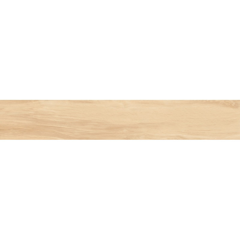 Mexen Liston Échantillon de grès cérame émaillé rectifié Avorio G1, carreau imitation bois pour sol et mur, mat