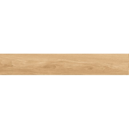 Mexen Meranti Échantillon beige de grès émaillé rectifié G1, carreau imitation bois sol-mur, mat - TL609-01-S