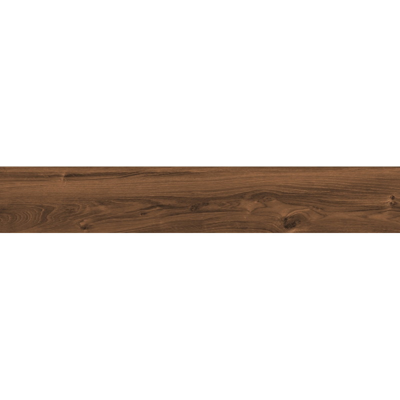 Mexen Meranti Choco échantillon de grès émaillé rectifié G1, carrelage à effet bois pour sol et mur, mat - TL609-03-S