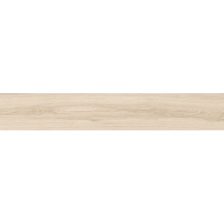 Mexen Hirera Échantillon de grès émaillé rectifié Avorio, carrelage aspect bois pour sol et mur, mat - TL611-00-S