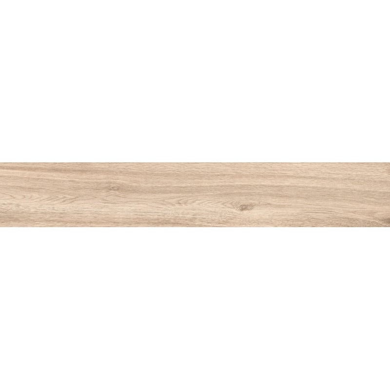 Mexen Hirera Échantillon beige de grès émaillé rectifié G1, carreau effet bois pour sol et mur, mat - TL611-01-S