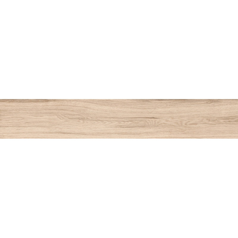 Mexen Hirera Échantillon beige de grès émaillé rectifié G1, carreau effet bois pour sol et mur, mat - TL611-01-S
