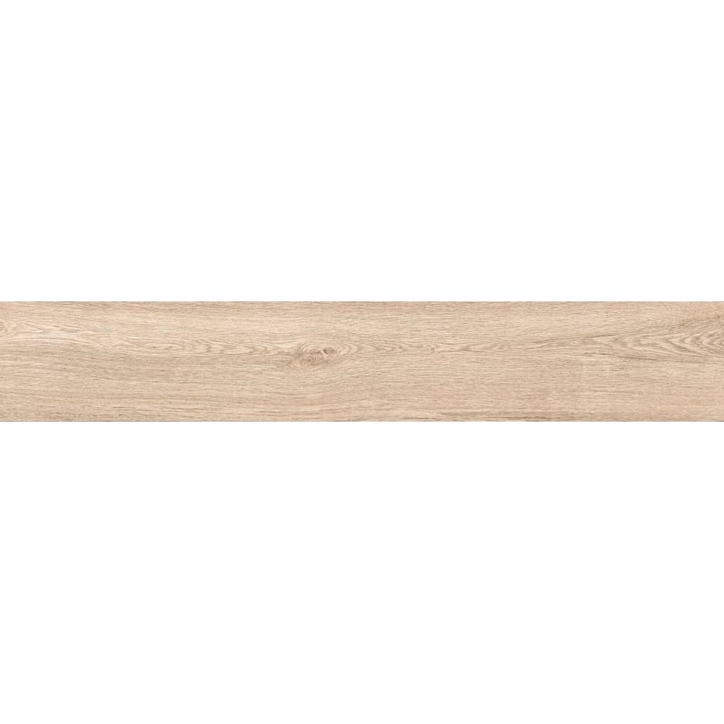 Mexen Hirera Échantillon beige de grès émaillé rectifié G1, carreau effet bois pour sol et mur, mat - TL611-01-S