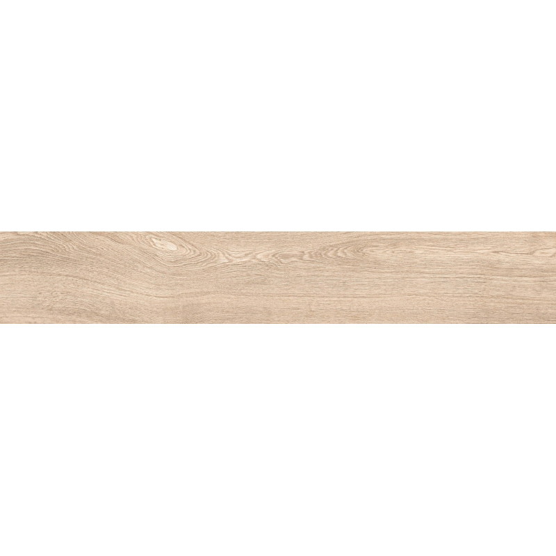 Mexen Hirera Échantillon beige de grès émaillé rectifié G1, carreau effet bois pour sol et mur, mat - TL611-01-S
