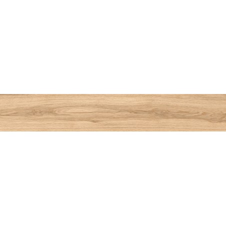 Mexen Hirera Échantillon de grès cérame émaillé rectifié Miele G1, carrelage imitant le bois pour sol et mur, mat