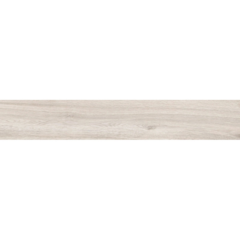 Mexen Hirera Échantillon blanc de grès émaillé rectifié G1, carreau effet bois pour sol et mur, mat - TL611-09-S