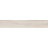 Mexen Hirera Échantillon blanc de grès émaillé rectifié G1, carreau effet bois pour sol et mur, mat - TL611-09-S