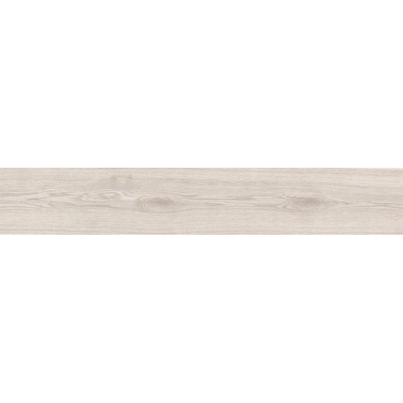 Mexen Hirera Échantillon blanc de grès émaillé rectifié G1, carreau effet bois pour sol et mur, mat - TL611-09-S