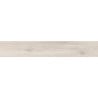 Mexen Hirera Échantillon blanc de grès émaillé rectifié G1, carreau effet bois pour sol et mur, mat - TL611-09-S
