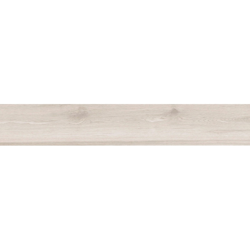 Mexen Hirera Échantillon blanc de grès émaillé rectifié G1, carreau effet bois pour sol et mur, mat - TL611-09-S