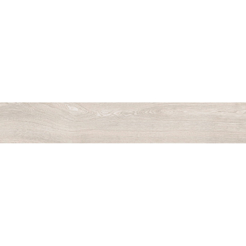 Mexen Hirera Échantillon blanc de grès émaillé rectifié G1, carreau effet bois pour sol et mur, mat - TL611-09-S