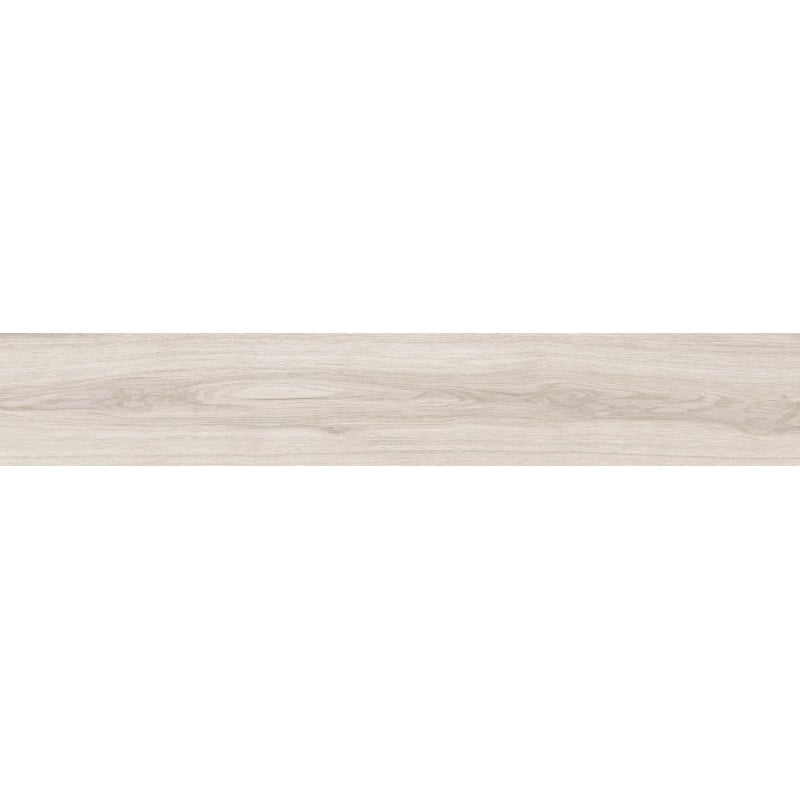 Mexen Hirera Échantillon blanc de grès émaillé rectifié G1, carreau effet bois pour sol et mur, mat - TL611-09-S