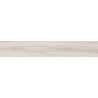 Mexen Hirera Échantillon blanc de grès émaillé rectifié G1, carreau effet bois pour sol et mur, mat - TL611-09-S