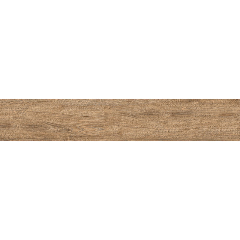 Mexen Wood Ville Échantillon marron de grès émaillé rectifié G1, carreau imitation bois sol-mur, carving - TL613-02-S