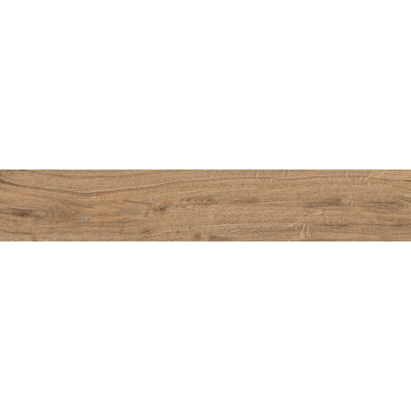 Mexen Wood Ville Échantillon marron de grès émaillé rectifié G1, carreau imitation bois sol-mur, carving - TL613-02-S