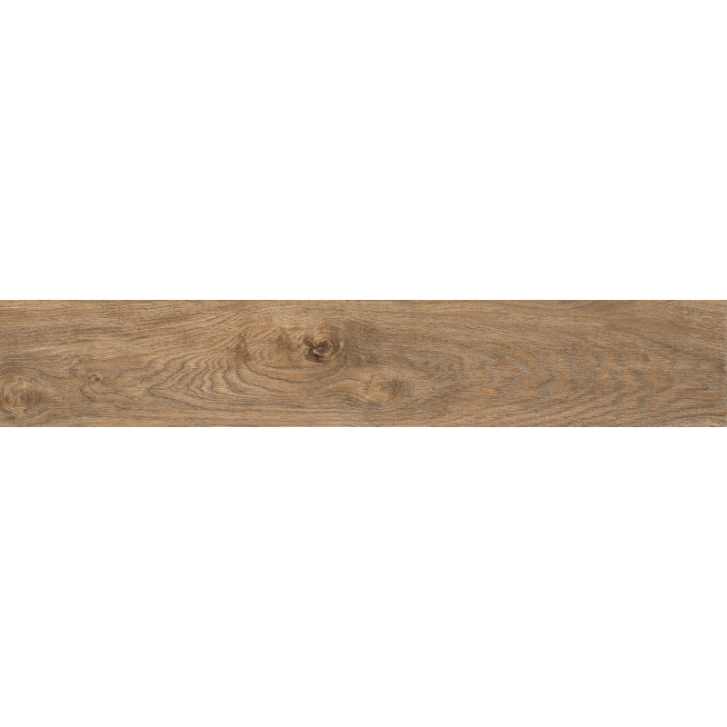 Mexen Wood Ville Échantillon marron de grès émaillé rectifié G1, carreau imitation bois sol-mur, carving - TL613-02-S