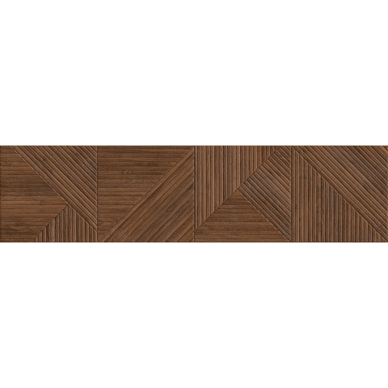 Mexen Ideal  Échantillon de carrelage céramique émaillé rectifié Cherry G1, carreau mural imitant le bois, mat - TL701-51-S