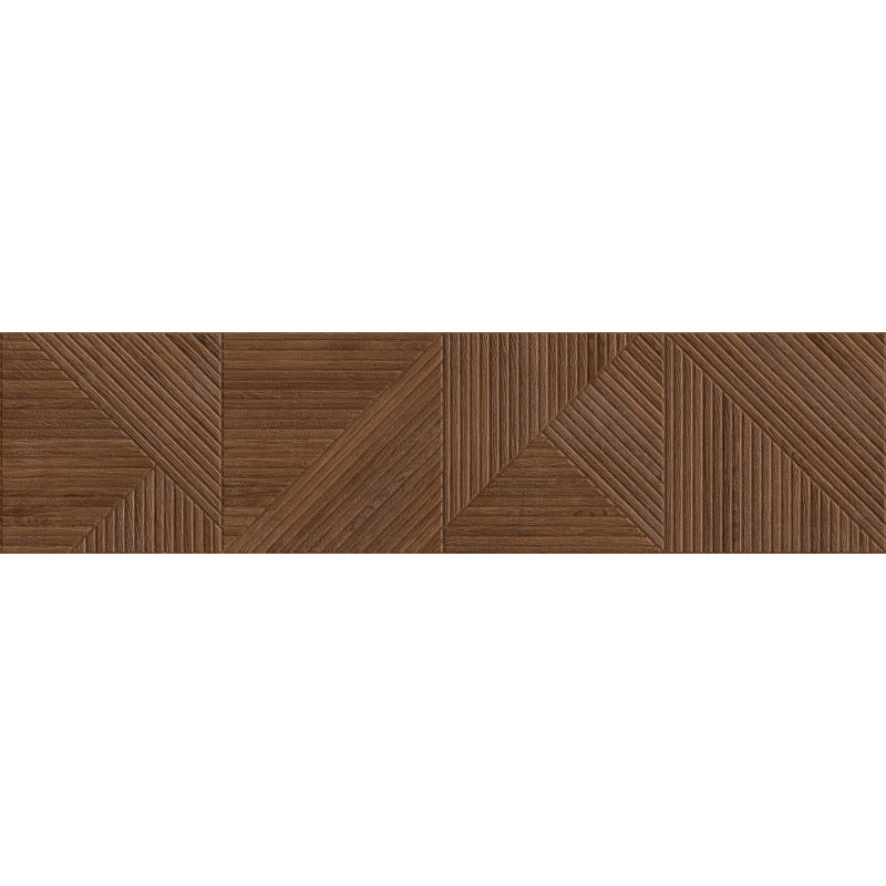 Mexen Ideal  Échantillon de carrelage céramique émaillé rectifié Cherry G1, carreau mural imitant le bois, mat - TL701-51-S