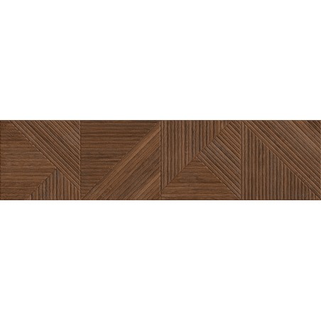 Mexen Ideal  Échantillon de carrelage céramique émaillé rectifié Cherry G1, carreau mural imitant le bois, mat - TL701-51-S