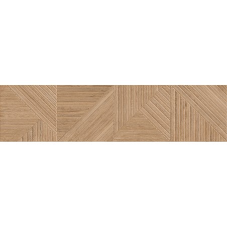 Mexen Ideal  Échantillon naturel de grès émaillé rectifié G1, carreau mural effet bois, mat - TL701-53-S