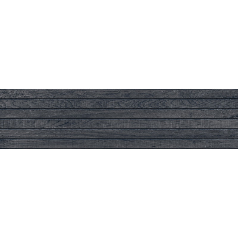 Mexen Western Wood Nero échantillon de grès émaillé rect. G1, carreau mural aspect bois, mat - TL702-58-S