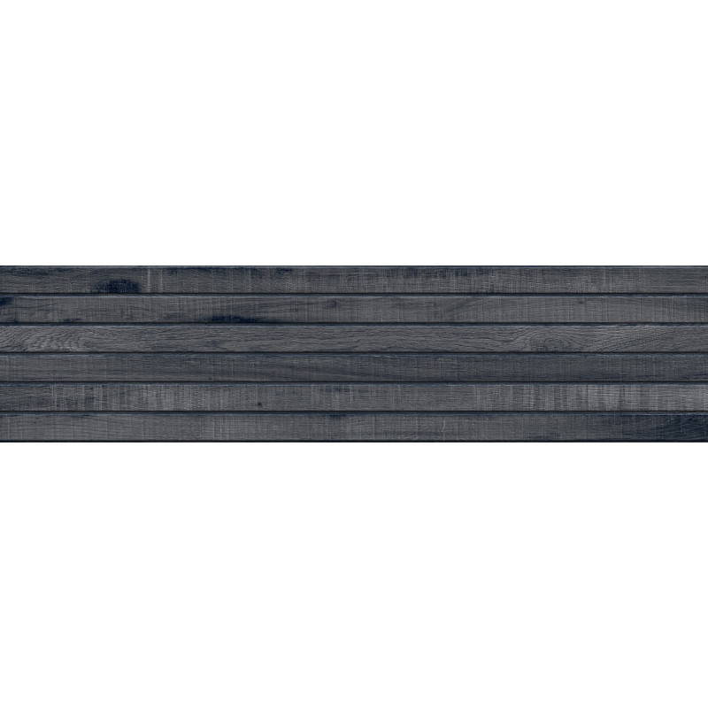Mexen Western Wood Nero échantillon de grès émaillé rect. G1, carreau mural aspect bois, mat - TL702-58-S