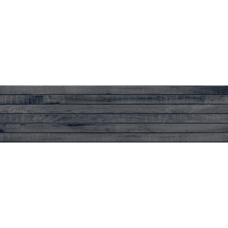 Mexen Western Wood Nero échantillon de grès émaillé rect. G1, carreau mural aspect bois, mat - TL702-58-S