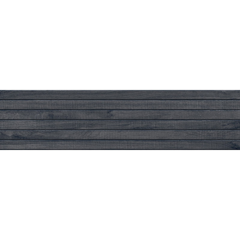 Mexen Western Wood Nero échantillon de grès émaillé rect. G1, carreau mural aspect bois, mat - TL702-58-S