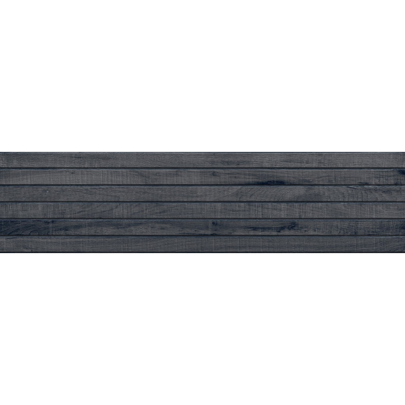 Mexen Western Wood Nero échantillon de grès émaillé rect. G1, carreau mural aspect bois, mat - TL702-58-S
