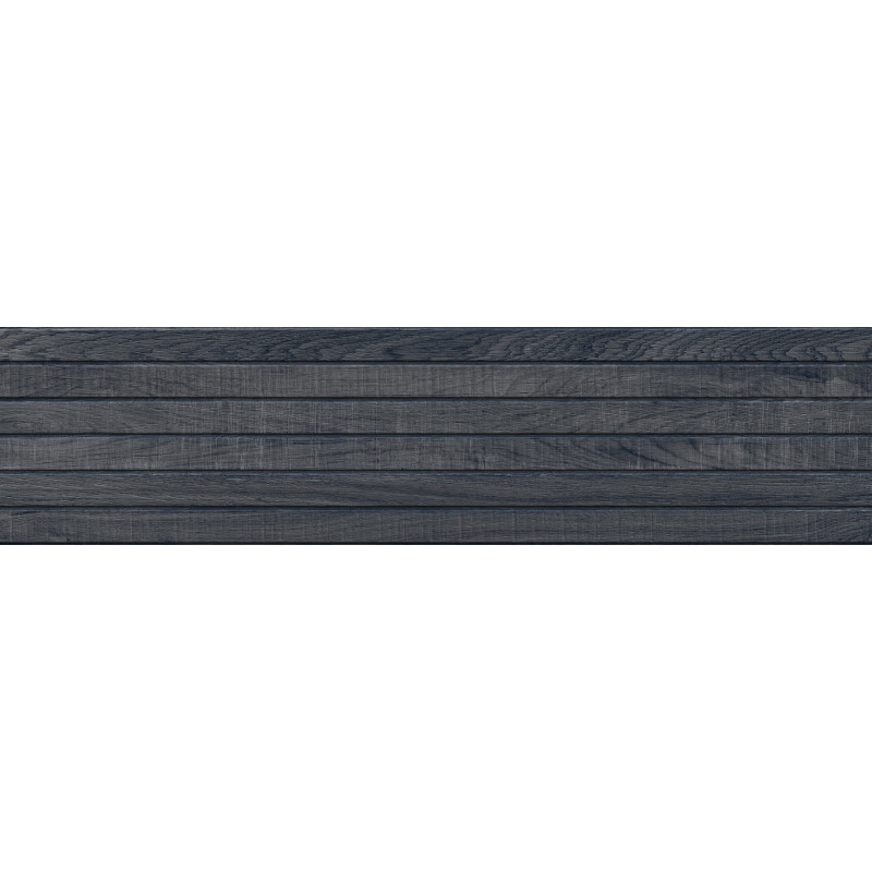 Mexen Western Wood Nero échantillon de grès émaillé rect. G1, carreau mural aspect bois, mat - TL702-58-S
