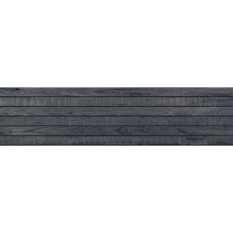 Mexen Western Wood Nero échantillon de grès émaillé rect. G1, carreau mural aspect bois, mat - TL702-58-S